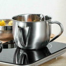 10x15cm Stainless Steel Oil Soup Separator Strainer Kitchen Pot Cook Q4M4