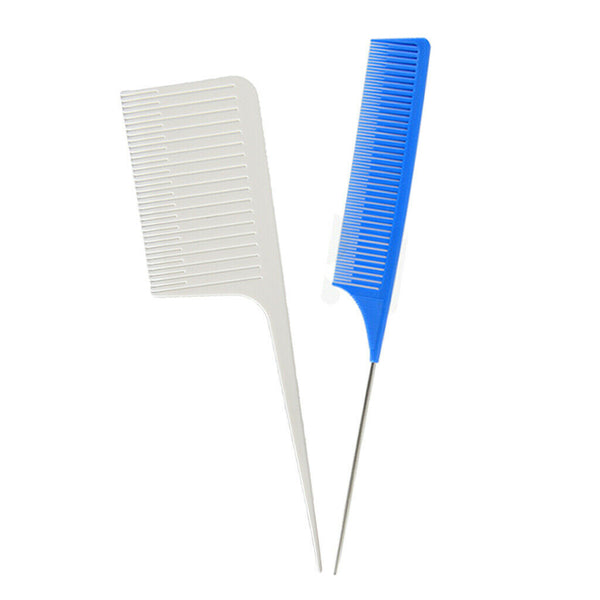 2Pcs Fine One-way Weave Highlighting Foiling Hair Comb Hair Coloring Styling