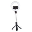 Portable Foldable Ring Light Selfie LED Ring Light 1200mAh for Stream Makeup