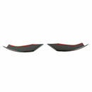 Carbon Fiber Front Fog Light Lamp Eyebrow Cover Trim for Ford Mustang 2018
