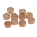 Set of 10 Round Trumpets Cornet Water Key Cork Pads Dia. 10mm Brass Instrument