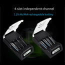 Usb Smart Intelligent Battery Charger For Aa Aaa Rechargeable Batteries Ni-
