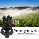 Agricultural Tool Spray Head Garden Irrigation Rotary Sprinkler With 6 Nozzles