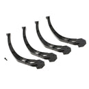 4Pcs Landing Gears Heightened Extender Bracket For DJI F450 F550 SK480 Black