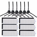 18pcs/set Vacuum Parts - Side Brush/Hepa/Sponge Filter for ILIFE A4 A4s A6