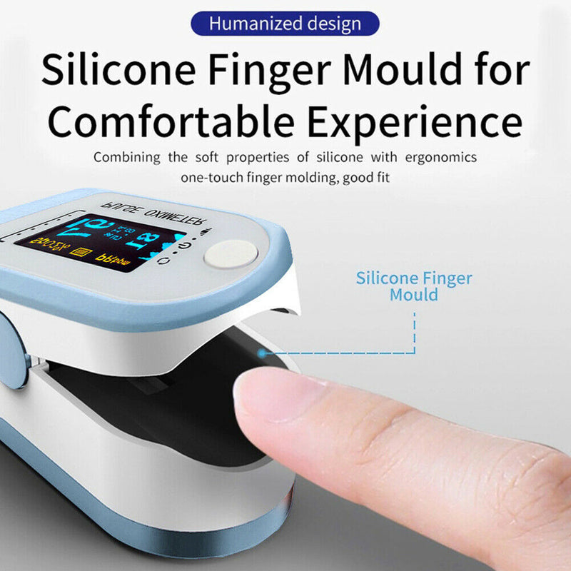 Fingertip Pulse Oximeter, OLED Display, Blood Oxygen Saturation Monitor
