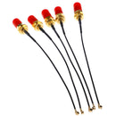 5pcs 10cm SMA Extension Cable Jack to FL/IPEX Female Connector RF Antenna Cab 3C