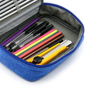 72 Holder Pen Colored Pencil Case School Multi-functional High Capacity Zip N5J6