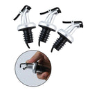 3 Pieces Bottle Pourer Dispenser Stopper Spout Wine Vinegar Kitchen Bar Tools