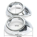 Car styling Front Fog Lamp Light Frame Modified Decoration Cover For Focus`12 ME