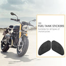 1 Pair Motorcycle Fuel Gas Tank Traction Pads Knee Grip Protectors (Black) A