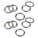 10Pcs 30mm Alloy Round Spring Snap Hooks Clip Handbag Purse Shoulder Strap