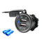 Motorcycle Dual USB Charger Socket 3.1A Waterproof Touch Switch Power Outlet