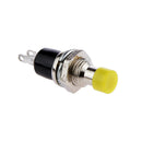 10x 220V PBS-110 ON/OFF Push button Mini Lockless Momentary Switch Yellow