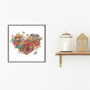 5D DIY Special Shaped Diamond Painting Love Cross Stitch Mosaic Craft Kits