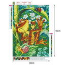 5D DIY Full Drill Diamond Painting Animal Cross Stitch Home Art (Cartoon07)