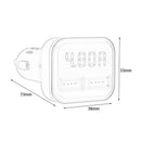 4.8A Intelligent Voltage Current Detection Dual Usb Fast Car Charger Adapte