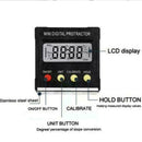 Cube Inclinometer Angle Gauge Meter LCD Digital Protractor Box Level Electr L4N4