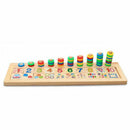 Children Wooden Montessori Materials Learning To Count Numbers Matching Ear