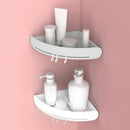 Plastic Corner Shelf Bathroom Shelf Organizer Snap Up Caddy Bathroom Shower L1V8