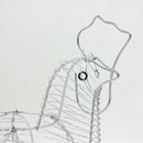 Chicken Egg Holder Basket Figural Metal Wired Storage Rack Kitchen AccessoriO3U3
