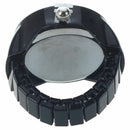 Ladies Elastic Black Band Rhinestone Case Finger Ring Watch Z7Q4
