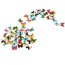 50pcs 2 Holes Mixed Color Butterfly Wooden Buttons Sewing Scrapbooking DIYOZ