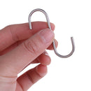5pcs S-Shaped Hooks Hanging Hanger Storage Holders Anti-Rust Metal Hooks3C