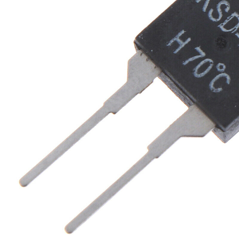 2Pcs  Normally Open Thermal Switch Temperature Sensor Thermostat KSD-01F 70 D JR
