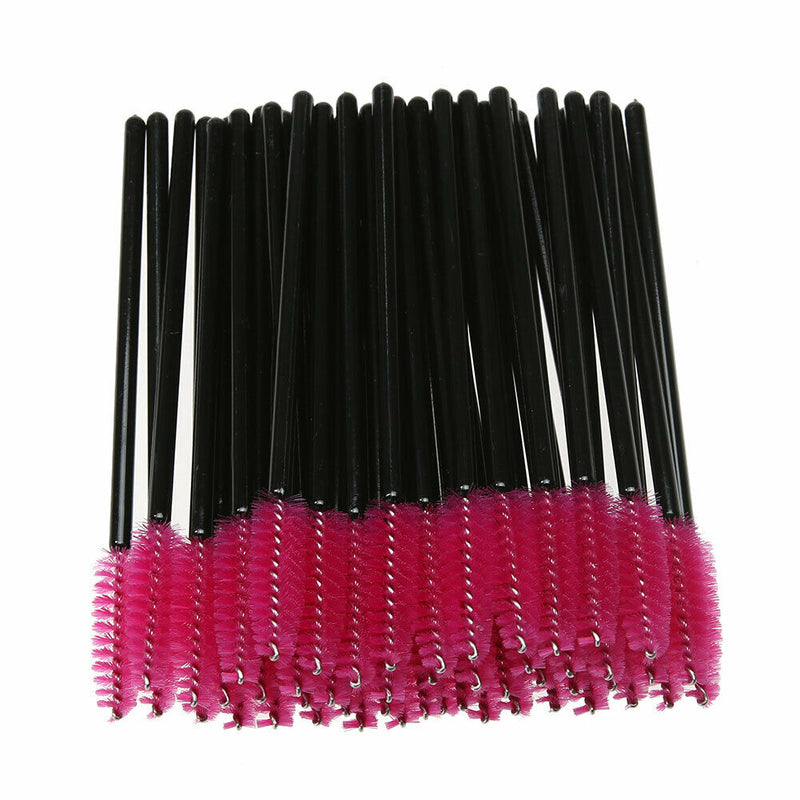 50PCS Disposable Eyelash Brush Mascara Wands Applicator Spoolers Makeup(2)