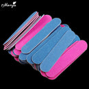 50PCS Mini Double Side Nail Polishing Shaping Buffing Buffer Sanding Fi NIR