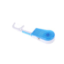 Blue portable clean high dental floss holder oral care tooth cleaner flosser TE
