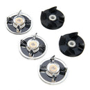 3 Plastic Gear Base & 2 Rubber Gear Replacement Set For Magic Bullet SparePart Z