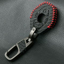 Carbon Fiber Leather Car Key Case For BMW M3 E39 E53 E60 E61 E83 E85 E86 YRM