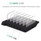 Multi Port Fast Charging USB Phone Charger Station Dock Stand AU Plug Black
