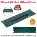 DDR3 Laptop SO-DIMM to Desktop DIMM Memory RAM Desktop Adapter Card Memory Test