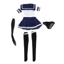 1/6 Scale Blue White JK Uniform Sailor Outfits for 12'' Female Action Figures
