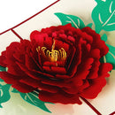 3DUp Greeting Cards Peony Birthday Valentine Mother Day Christ Gw