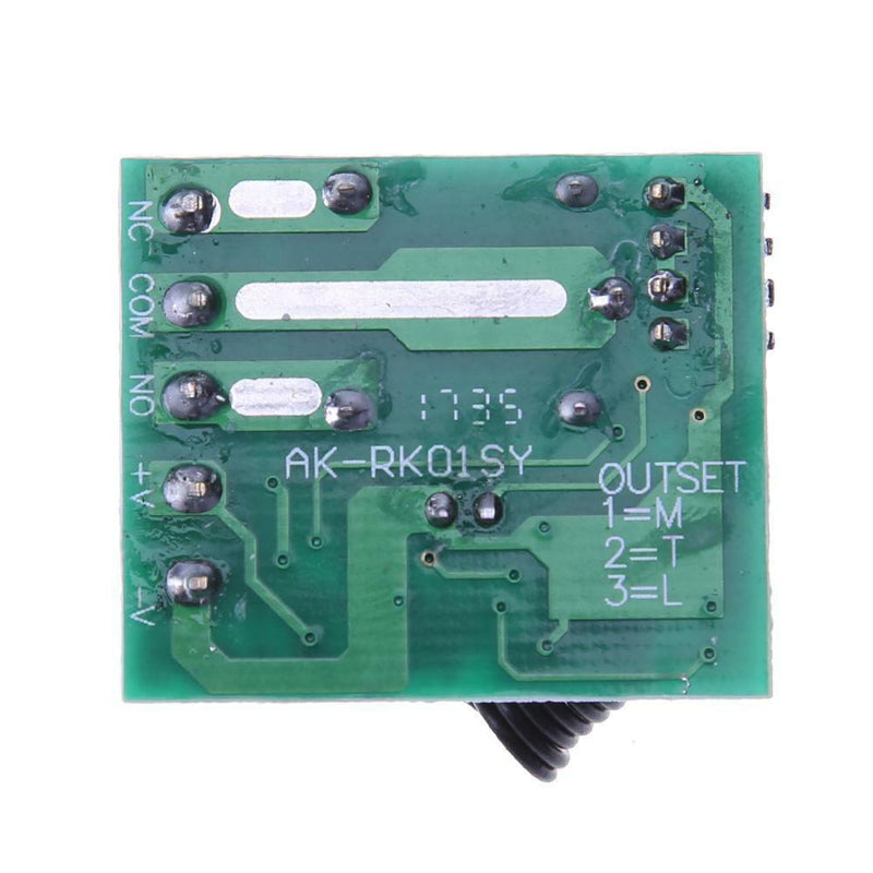 Wireless Remote Control DC12V 1 Channel Relay Remote Switch A
