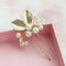 4PC Wedding Bridal Flower Rhinestone Crystal Hair Bridesmaid Clips