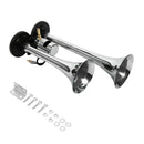 Super Loud Air Horn Dual Trumpet Truck 12V Train Truck Car Kit Compressor 1