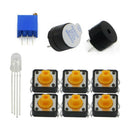 Electronic Starter Kit For Arduino Resistor Buzzer Breadboard Storage B UFP