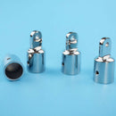 Eye End Cap Bimini Top Fitting hardware - 1" 316 Marine Stainless Steel ds