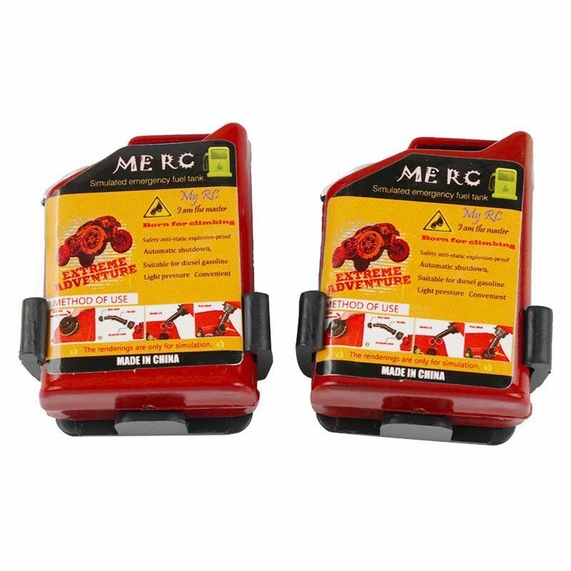 2 Pcs 1/10 Scale Rc Crawler Accessory Mini Fuel Tank For Tamiya D90 Axial W D3U8