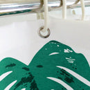 Green Tropical Plants Shower Curtain Bathroom Waterproof Polyester Shower C W1H6