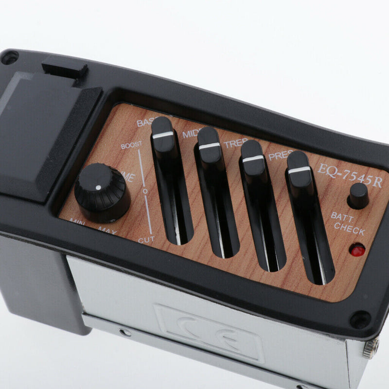 1pc Folk Guitar Pickup EQ Equalizer Pre-Amp Piezo