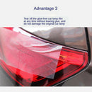 Light Black Car Headlight Tinting Film Taillight Light Wrap 30 x 100cm