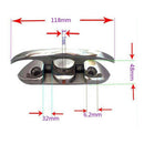 5 Inch Mooring Marine Fastener -Dock Folding Boat Cleat Flip Up, Stainless Steel