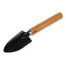Hollow Out Doublet Shovel Beaker Handle Wooden Iron Gardening Tools J8W1