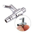 5pcs Thread Stainless Steel Aquarium Air Flow Distributor Lever Control Val Favo
